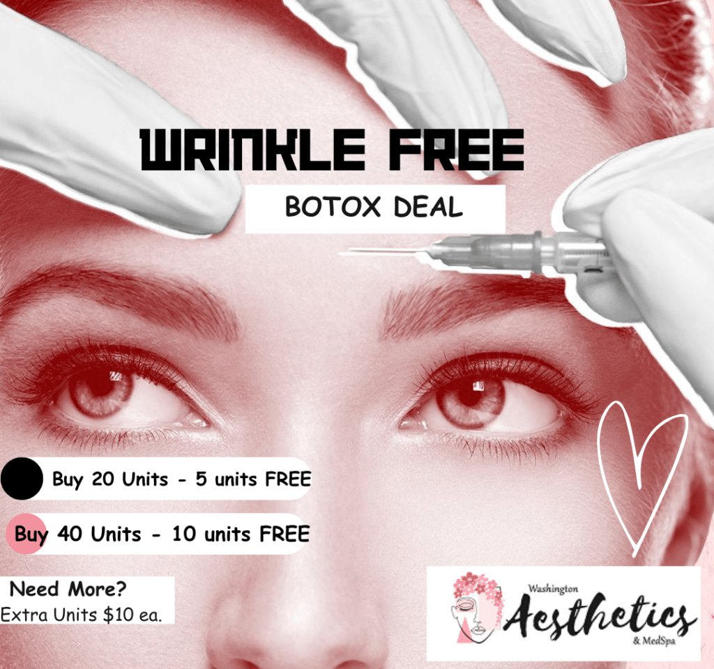Monthly BOTOX Specials - Summer FREE BOTOX Promotion - While Supplies Last. Complimentary Consultation - NO CHARGE - Botox Giveaway -  Ask Abouts Your FREE UNITS  Botox Fairfax - Botox Deals in Fairfax, VA